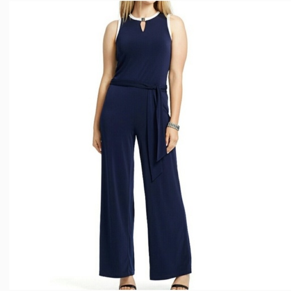 Lauren Ralph Lauren Pants - Lauren Ralph Lauren navy jumpsuit sz 3x